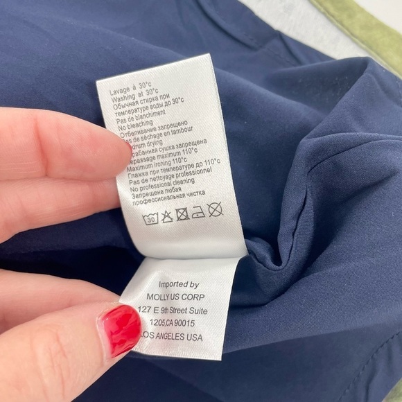 NWT Molly Bracken Erin Green Watercolor Skater Mini Skirt Wearable Art Mod Small - Picture 10 of 10